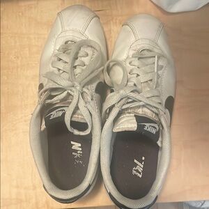 Nike Cortez White and Black Sneakers Sz8